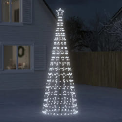vidaXL Sapin de Noël LED 300 cm - 570 LED blanc froid