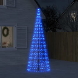 vidaXL Arbre de Noël Lumineux 550 LED Bleu