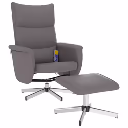 VidaXL 356599, Simili-cuir, Gris, mousse, 110 kg, 50 cm, 53 cm