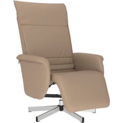 Vidaxl - Fauteuil inclinable avec repose-pieds cappuccino similicuir