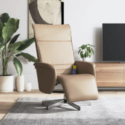 VIDAXL vidaXL Fauteuil de massage - Cappuccino