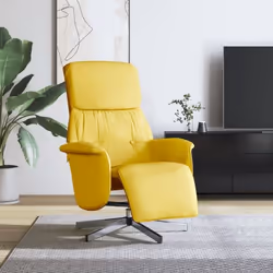 Fauteuil inclinable - Non spécifié - Jaune clair - Tissu - 1 place - Design contemporain