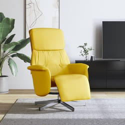 Fauteuil inclinable - Non spécifié - Jaune clair - Tissu - 1 place - Design contemporain