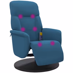 Asseyez-vous et détendez-vous dans ce fauteuil inclinable de massage très confortable ! Fonction de vibration : les 6 points  ...