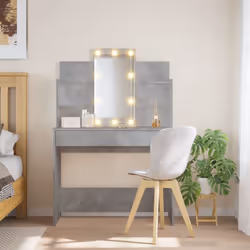 Description générale La coiffeuse avec miroir et lumières LED allie un design intemporel et raffiné, ajoutant une touche élég ...
