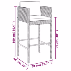 VidaXL 3200659 ensemble de meubles de jardin - Vue supplémentaire 7
