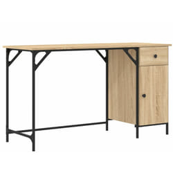 Vidaxl - Bureau d'ordinateur chêne sonoma 131x48x75 cm bois d'ingénierie