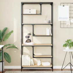 vidaXL Bibliothèque chêne sonoma 81x36x176 cm bois d'ingénierie