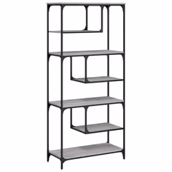 VidaXL 836226, Gris, Chêne, Métal, Bois, 810 mm, 360 mm, 1760 mm