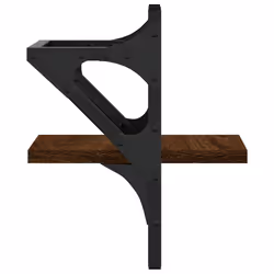 VidaXL 836232 étagères Bois, Métal Marron, Bois - Vue supplémentaire 6