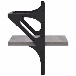 VidaXL 836241 étagères Bois, Métal Gris - Vue supplémentaire 6