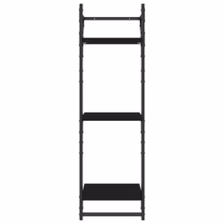 VidaXL 836258 étagères Bois, Métal Noir - Vue supplémentaire 5