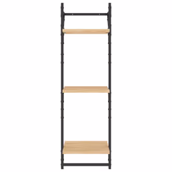 VidaXL 836259 étagères Bois, Métal Bois - Vue supplémentaire 5