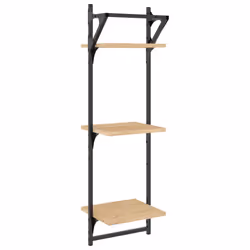 VidaXL 836259 étagères Bois, Métal Bois - Vue supplémentaire 7