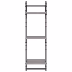 VidaXL 836261 étagères Bois, Métal Gris - Vue supplémentaire 5