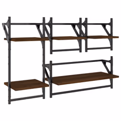 VidaXL 836267, Bois, Métal, Marron, Bois, 1 pièce(s)