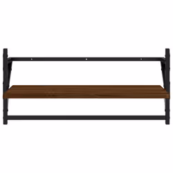 VidaXL 836267 étagères Bois, Métal Marron, Bois - Vue supplémentaire 6