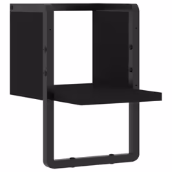 VidaXL 836273, Bois, Métal, Noir, 200 mm, 250 mm, 300 mm, 1 pièce(s)