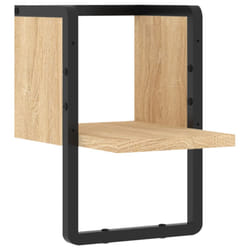VidaXL 836274 étagères Bois, Métal Bois