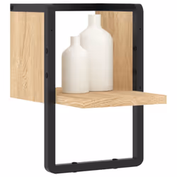 VidaXL 836274 étagères Bois, Métal Bois