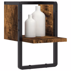 VidaXL 836275 étagères Bois, Métal Chêne, Marron