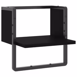 VidaXL 836278, Bois, Métal, Noir, 300 mm, 250 mm, 300 mm, 1 pièce(s)