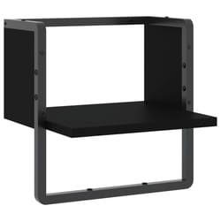 VidaXL 836278 étagères Bois, Métal Noir