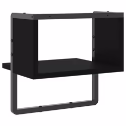 VidaXL 836278 étagères Bois, Métal Noir - Vue supplémentaire 5