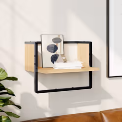 VidaXL 836279 étagères Bois, Métal Bois