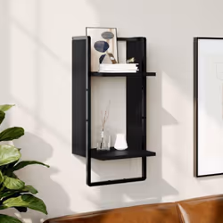 Maximisez votre espace intérieur et donnez du style à votre mur avec cette étagère murale ! Matériau robuste : le bois d'ingé ...