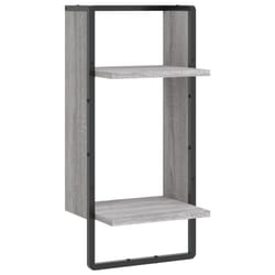 VidaXL 836301 étagères Bois, Métal Gris