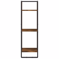 VidaXL 836305 étagères Bois, Métal Chêne, Marron - Vue supplémentaire 4