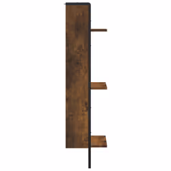 VidaXL 836305 étagères Bois, Métal Chêne, Marron - Vue supplémentaire 5