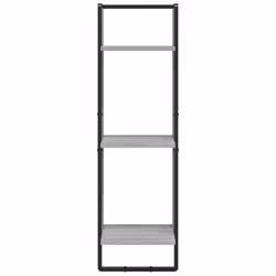 VidaXL 836306 étagères Bois, Métal Gris - Vue supplémentaire 4