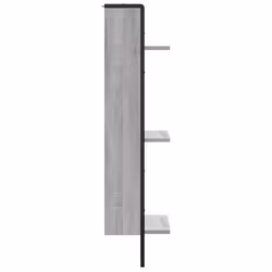 VidaXL 836306 étagères Bois, Métal Gris - Vue supplémentaire 5
