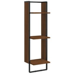 VidaXL 836307 étagères Bois, Métal Marron, Bois