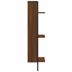 VidaXL 836307 étagères Bois, Métal Marron, Bois - Vue supplémentaire 5