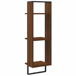 VidaXL 836307 étagères Bois, Métal Marron, Bois - Vue supplémentaire 6