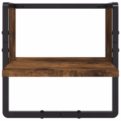 VidaXL 836310 étagères Bois, Métal Chêne, Marron - Vue supplémentaire 5