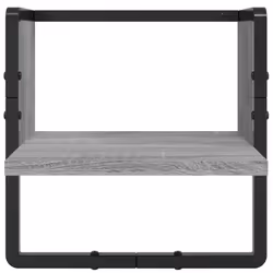VidaXL 836311 étagères Bois, Métal Gris - Vue supplémentaire 5