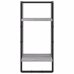 VidaXL 836311 étagères Bois, Métal Gris - Vue supplémentaire 7