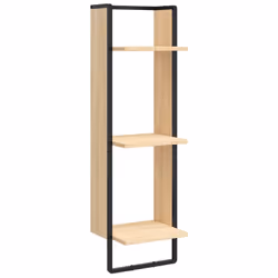 VidaXL 836314 étagères Bois, Métal Bois - Vue supplémentaire 8