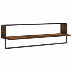 VidaXL 836315 étagères Bois, Métal Chêne, Marron - Vue supplémentaire 6