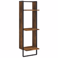 VidaXL 836315 étagères Bois, Métal Chêne, Marron - Vue supplémentaire 8