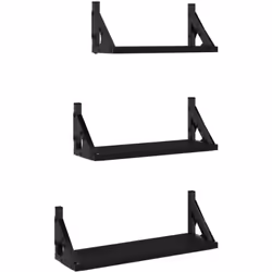 VidaXL 836318, Bois, Métal, Noir, 120 mm, 130 mm, 1 pièce(s)