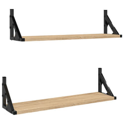 VidaXL 836324 étagères Bois, Métal Bois