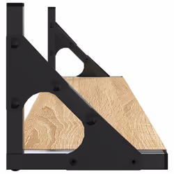 VidaXL 836324 étagères Bois, Métal Bois - Vue supplémentaire 6