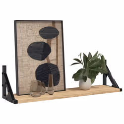 VidaXL 836329 étagères Bois, Métal Bois