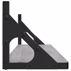 VidaXL 836331 étagères Bois, Métal Gris - Vue supplémentaire 5