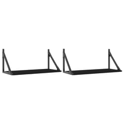 VidaXL 836333 étagères Bois, Métal Noir
